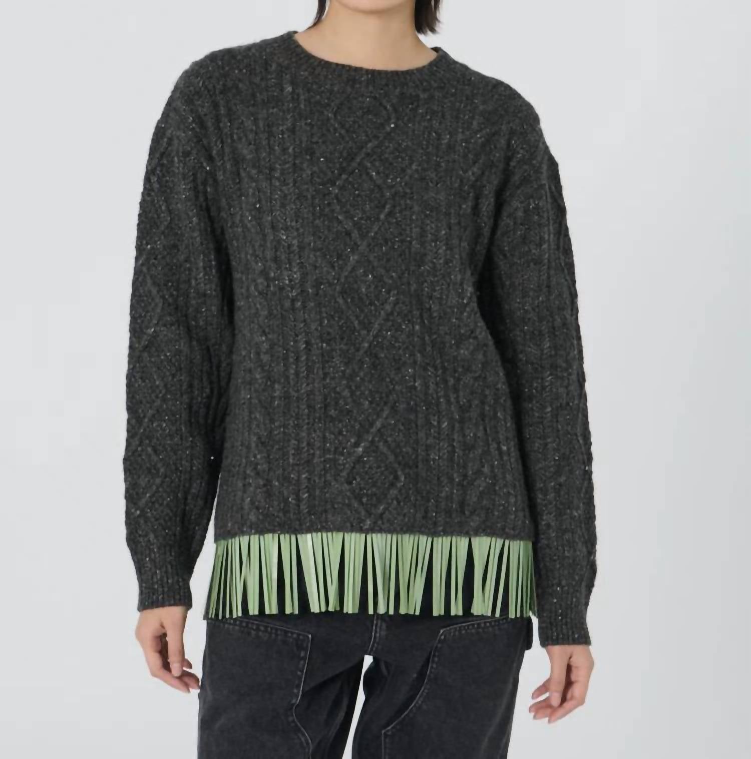 Lingua Franca - Bianca Crew Sweater