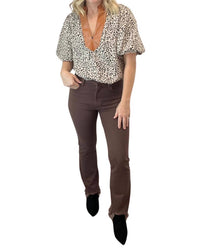 Hidden - Happi Cropped Flares Pants