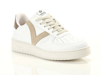VICTORIA Women's Low-top Lace-up Sneakers in taupe - women's sneaker - detail view
