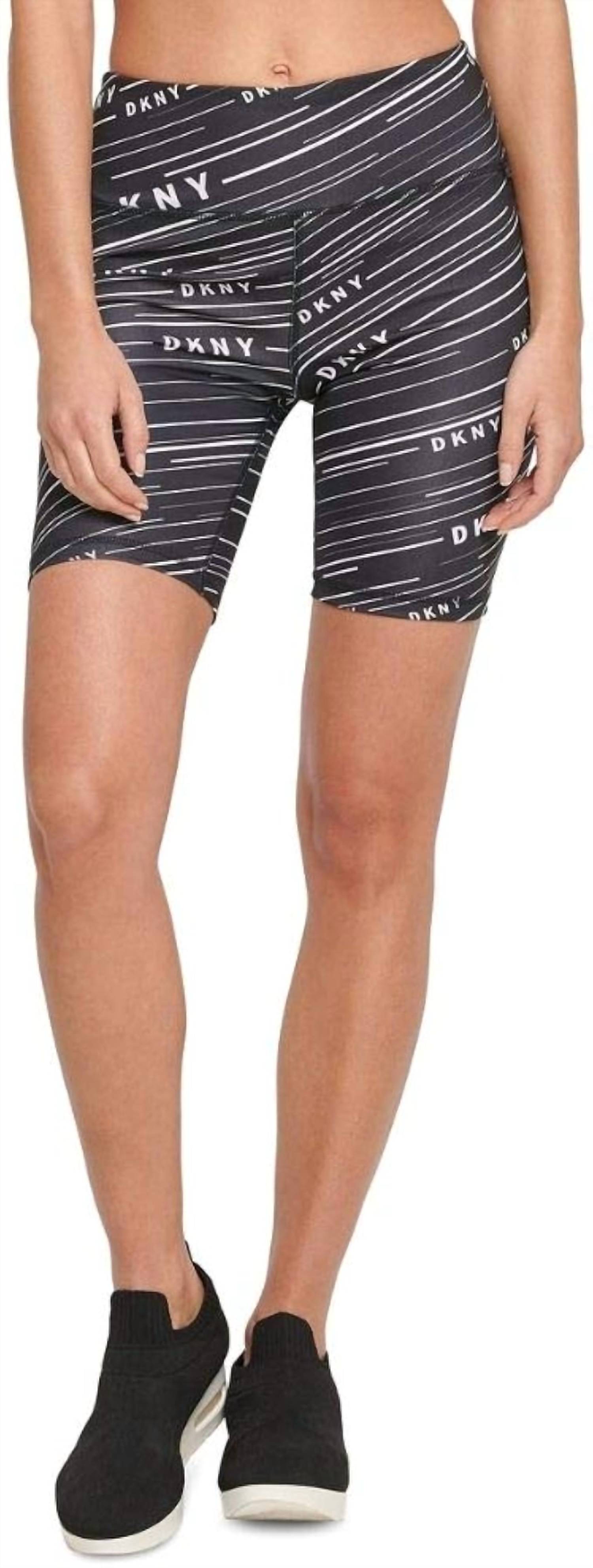 Dkny - Meterorite Print High Waist Bike Shorts