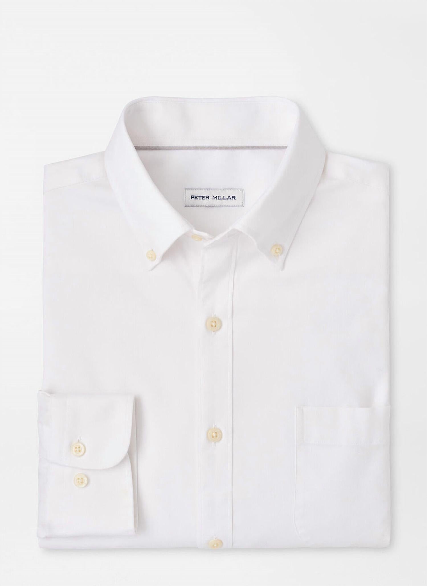 Peter Millar - Campbell Perfect Pinpoint Cotton Stretch Shirt