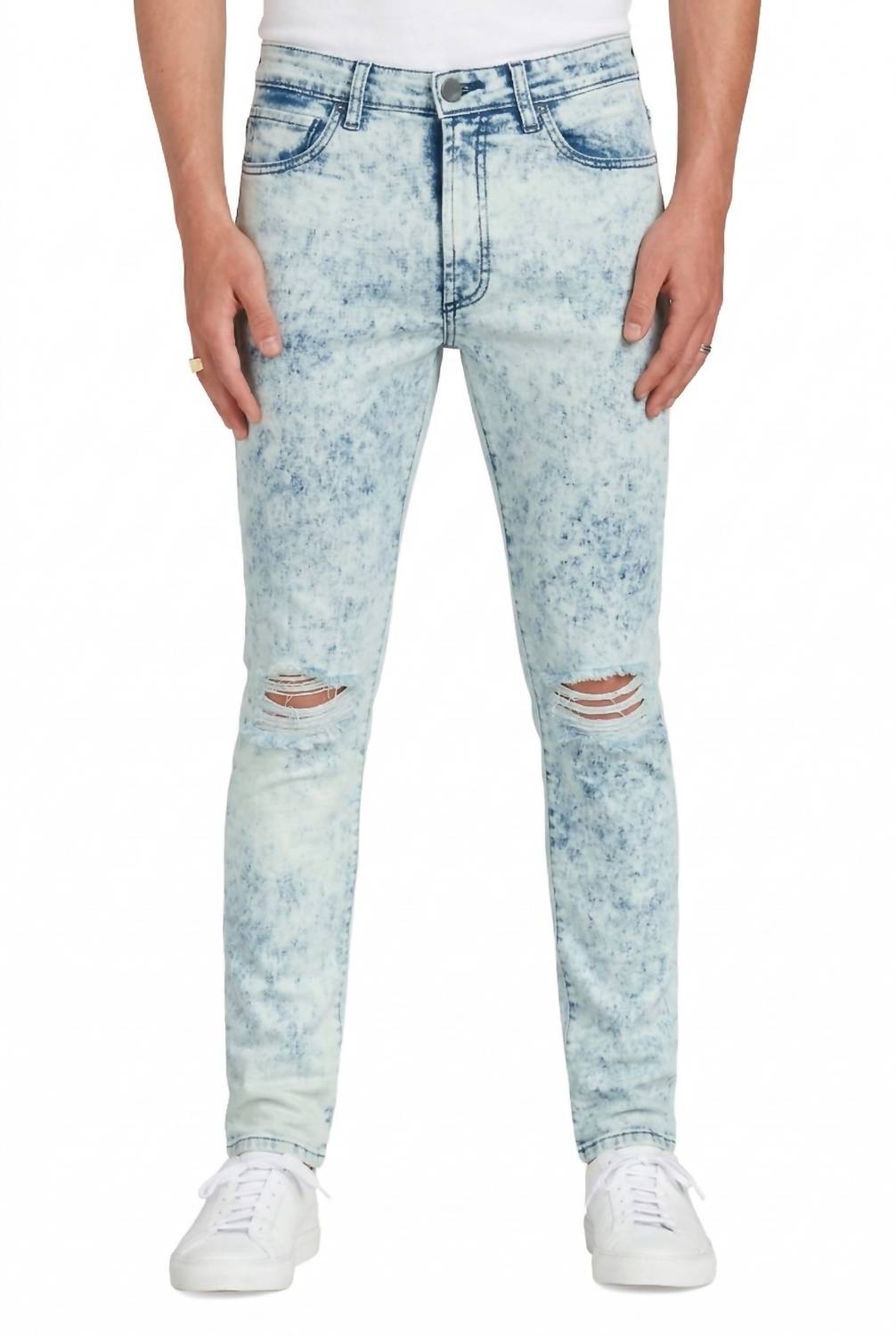 Monfrere - Greyson Distressed Skinny Jeans