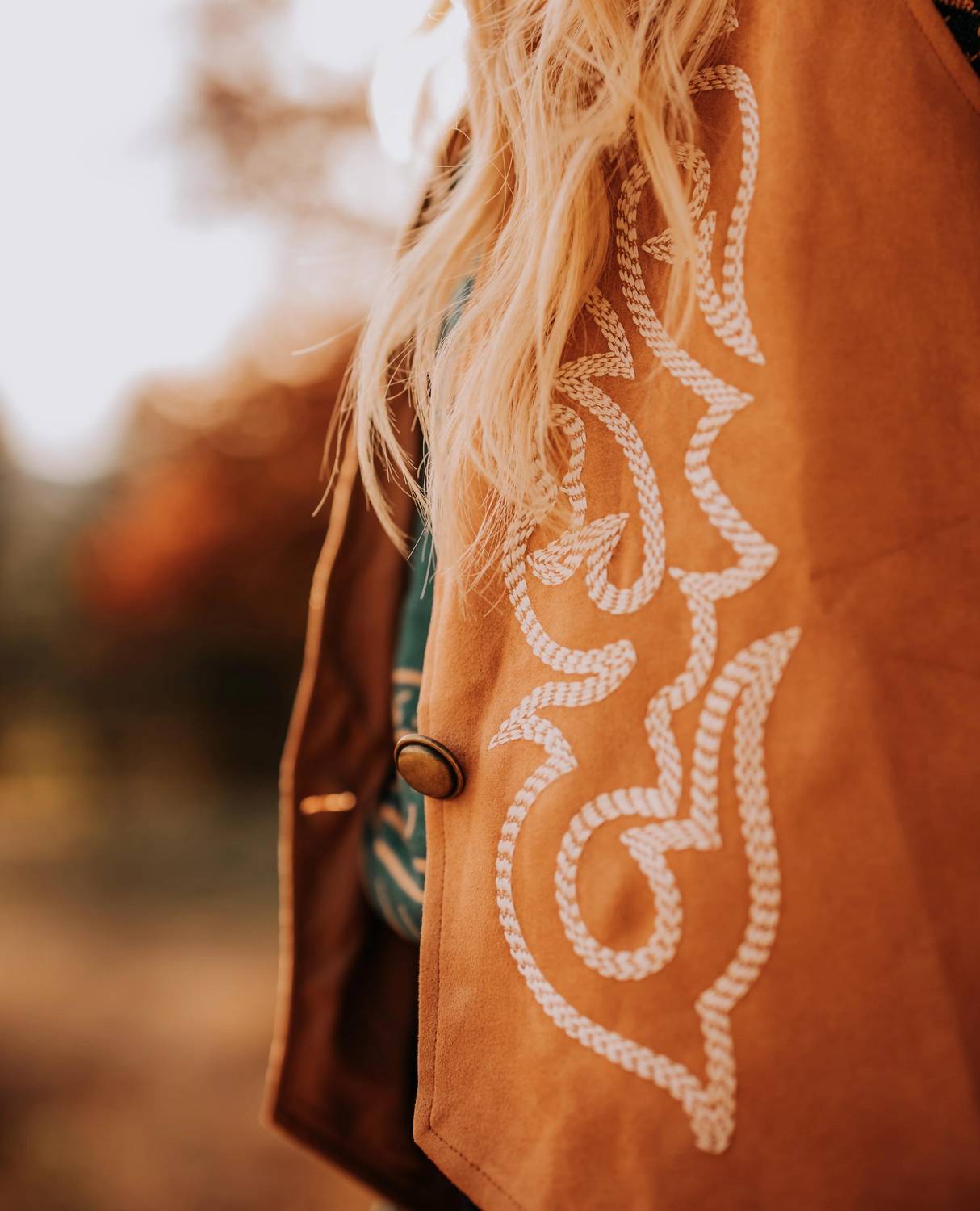 Lucky & Blessed - Boot Stitch Vest
