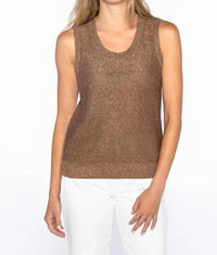 Kinross - Open Textured Lurex Tank