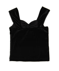 Flowers By Zoe - Girls Olympia Lace Velvet Top