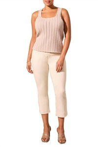 TRIBAL Jayella Sweater Tank in seashell - women's tank top