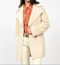Ivy Jane - Faux Fur And Suede Coat