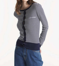 Le Mont Saint Michel - Grada Striped Cardigan
