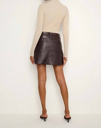 Good American - Vegan Leather Skirt