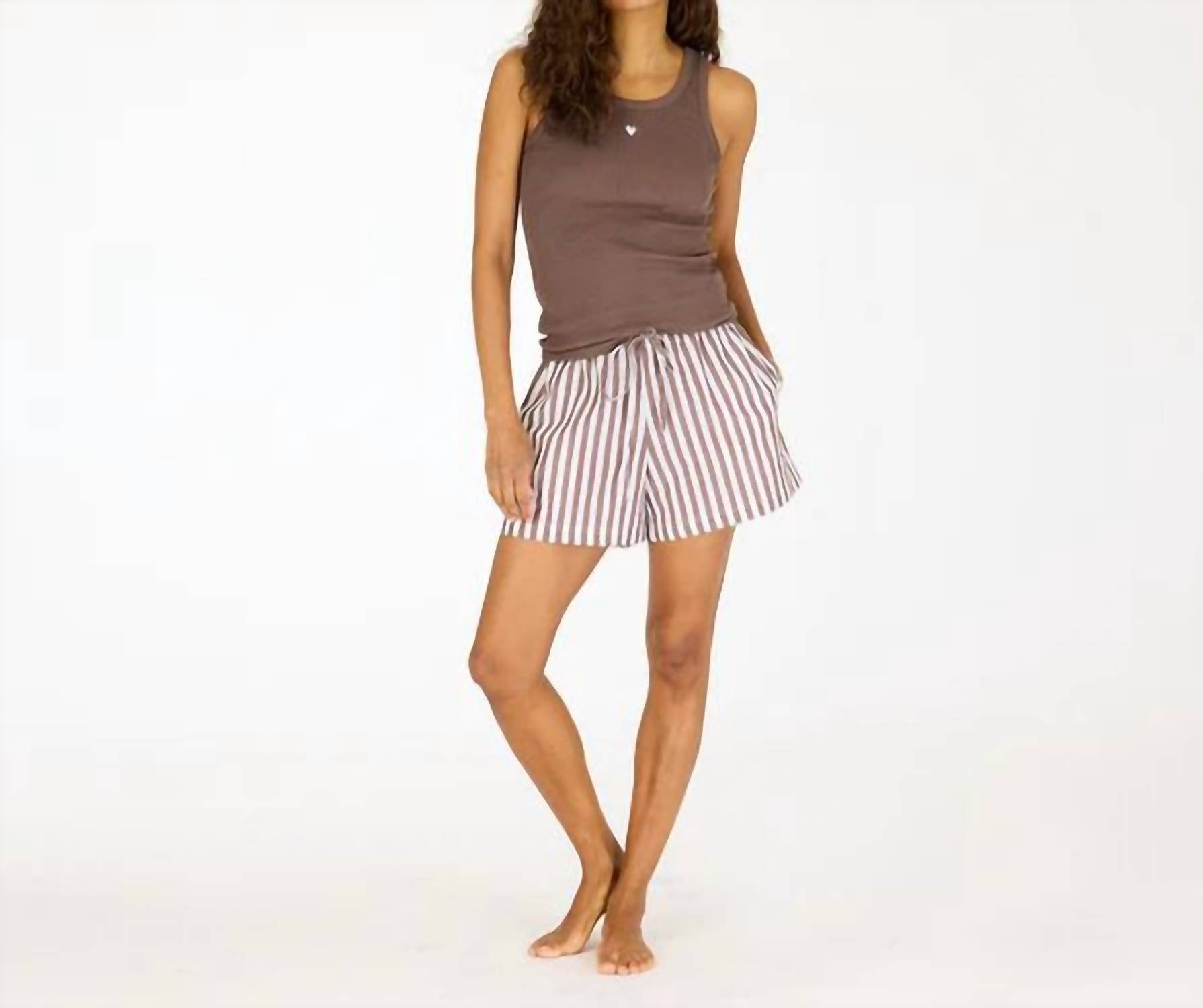 Kerri Rosenthal - Weekend Stripe Short