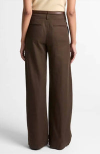 Vince Mid Rise Utility Wide Leg Pant in willow - women's pants - detail view
