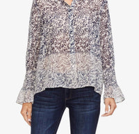 Vince Camuto - Tranquil Petals Button Up Blouse