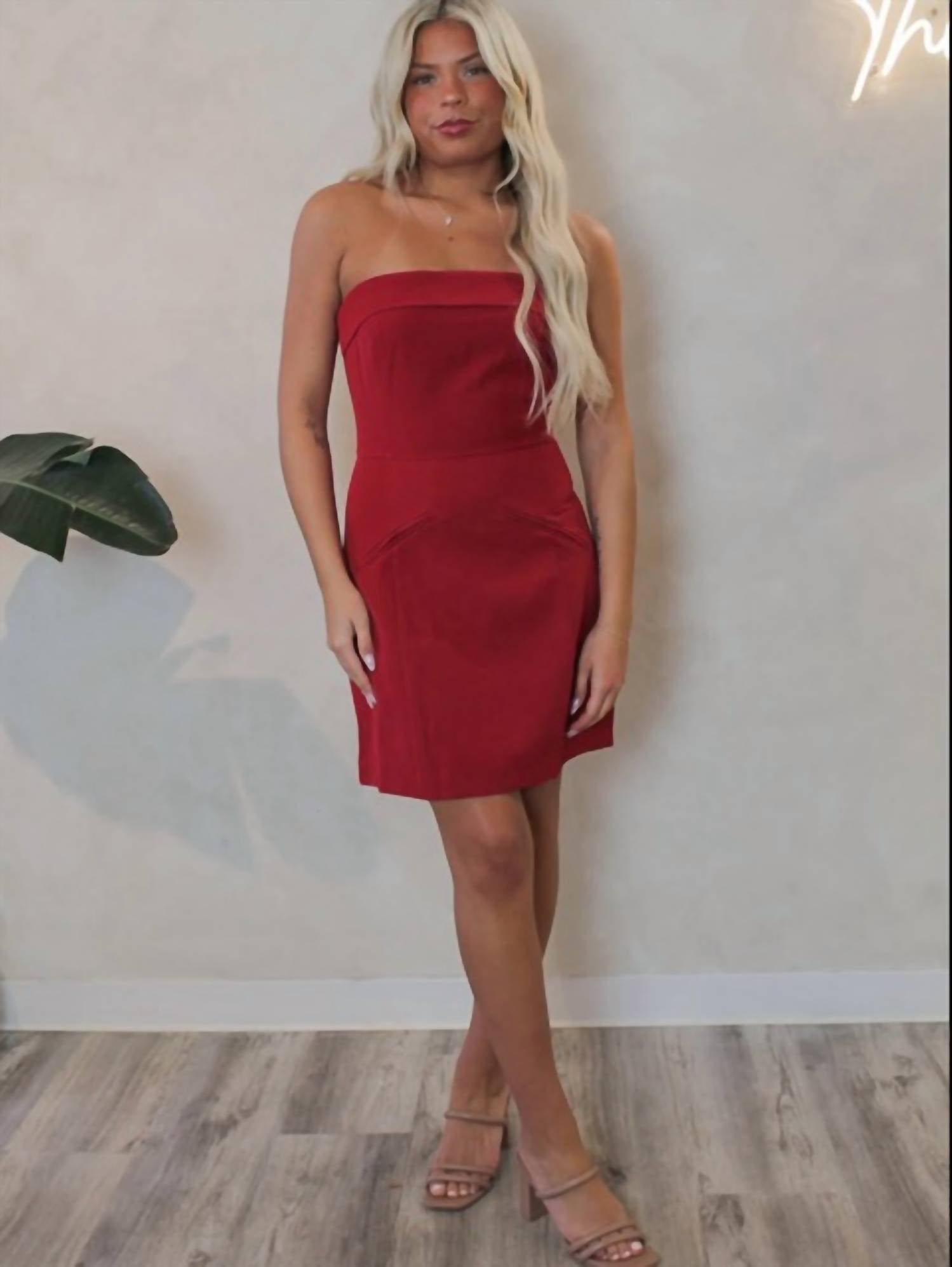 Sunday Edition - Soiree Strapless Mini Dress