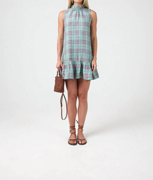 Lanthropy - Women's Daisy Short Linen Dress