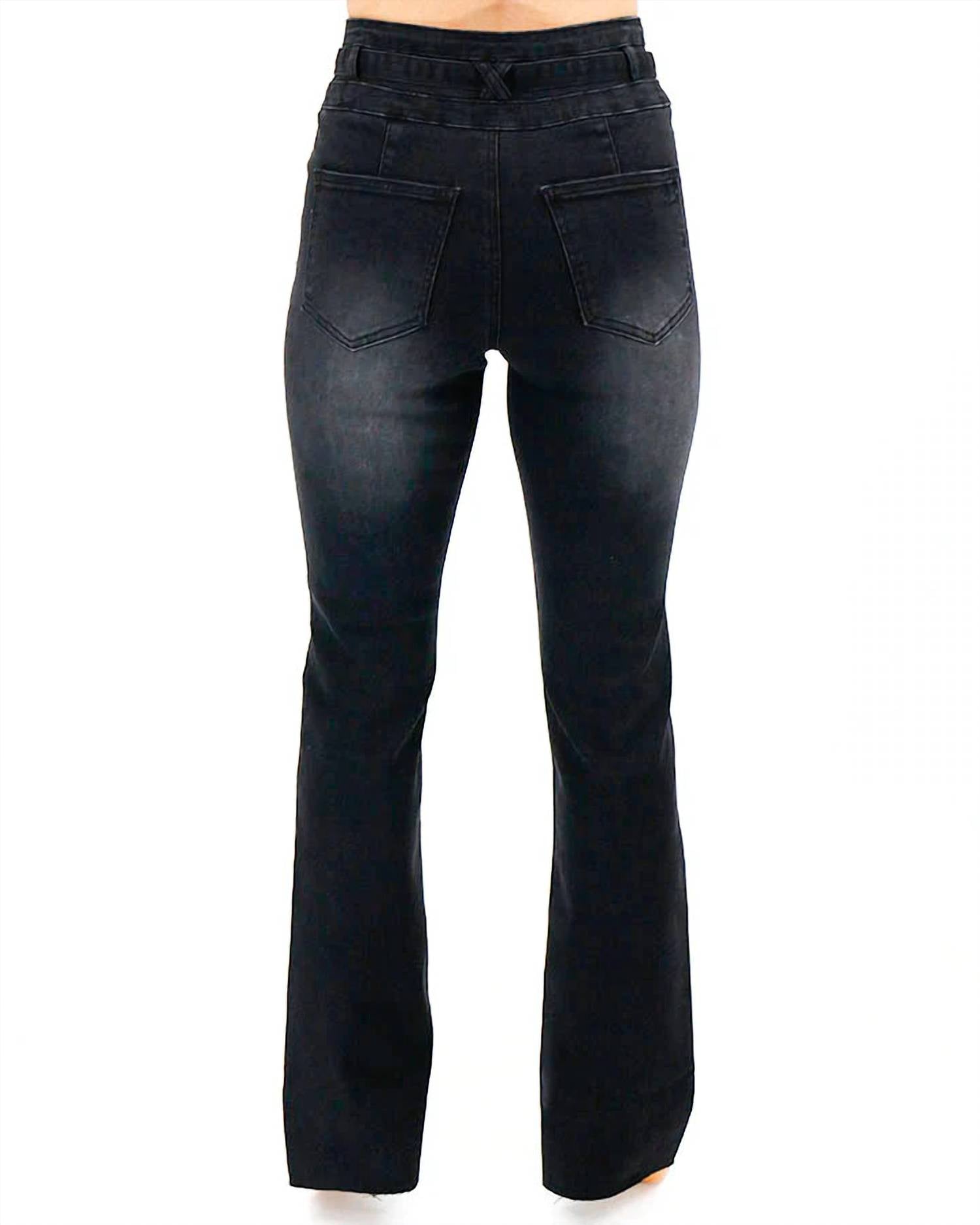 Grace And Lace - Waist Tie Flares Jeans