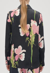 STINE GOYA Long Sleeve Shirt in black - women's long sleeve top - detail view