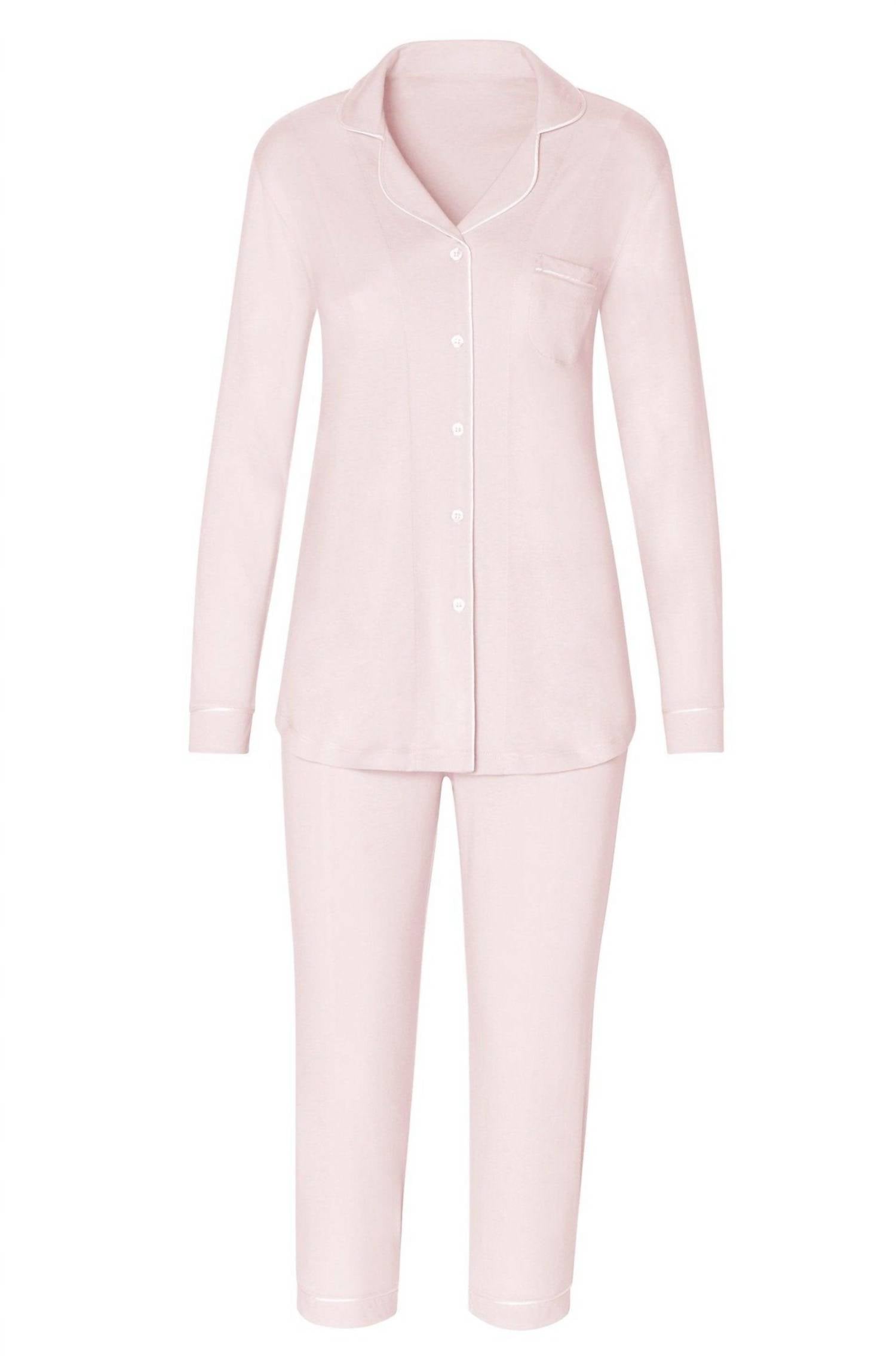 Twelve Eighty Eight - Women's Long Sleeve Cropped Pajama Set