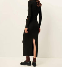 Sessun Women's Loyna Midi Dress in moonlux - women's dress - alternate view