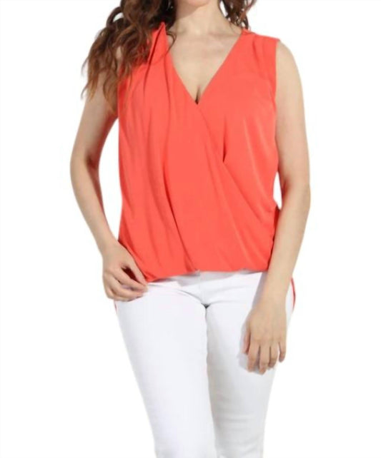 Veronica M - Everyday Cupro Surplice Tank