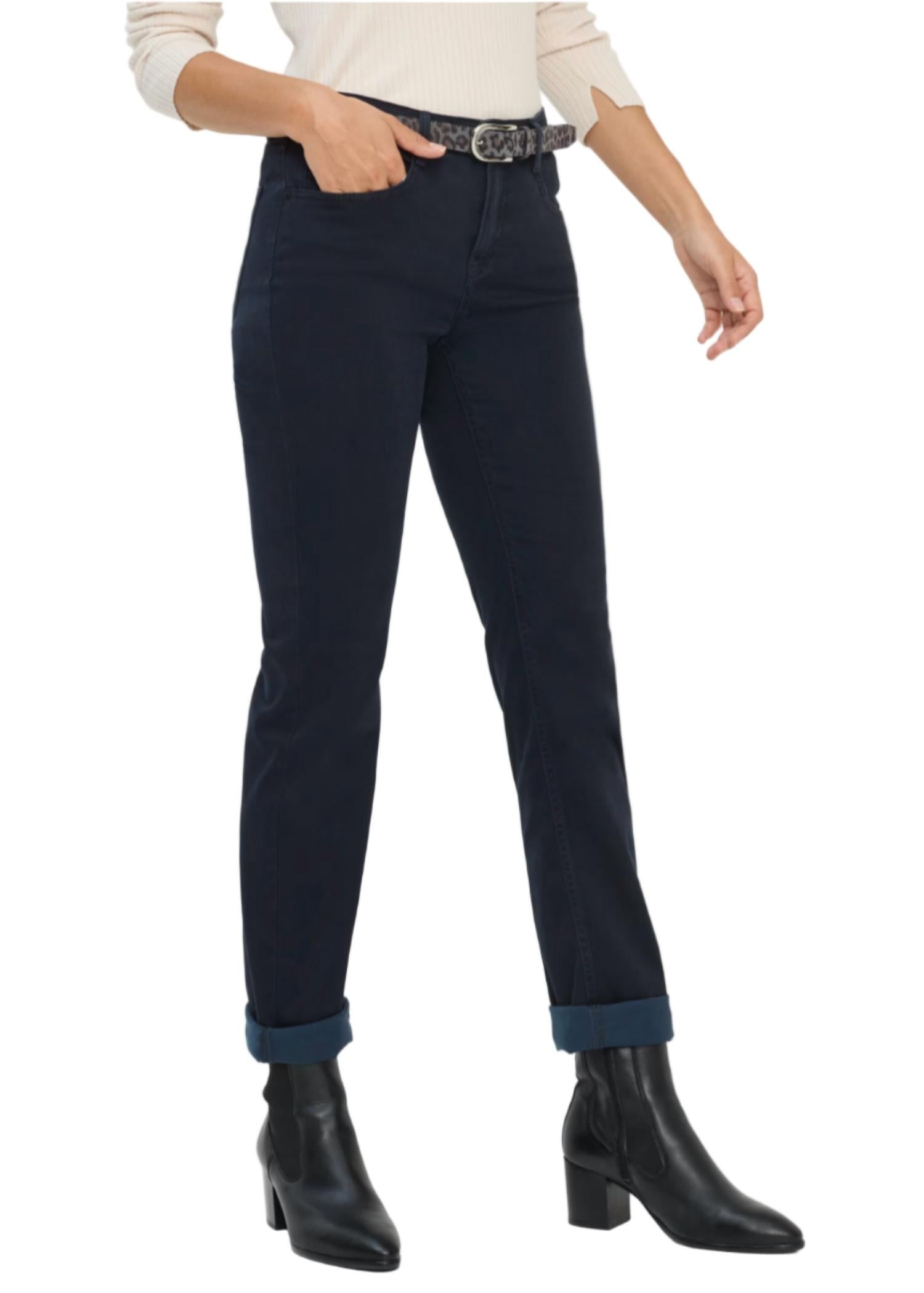 Brax Mary Five Pocket Pants in navy - women's pants
