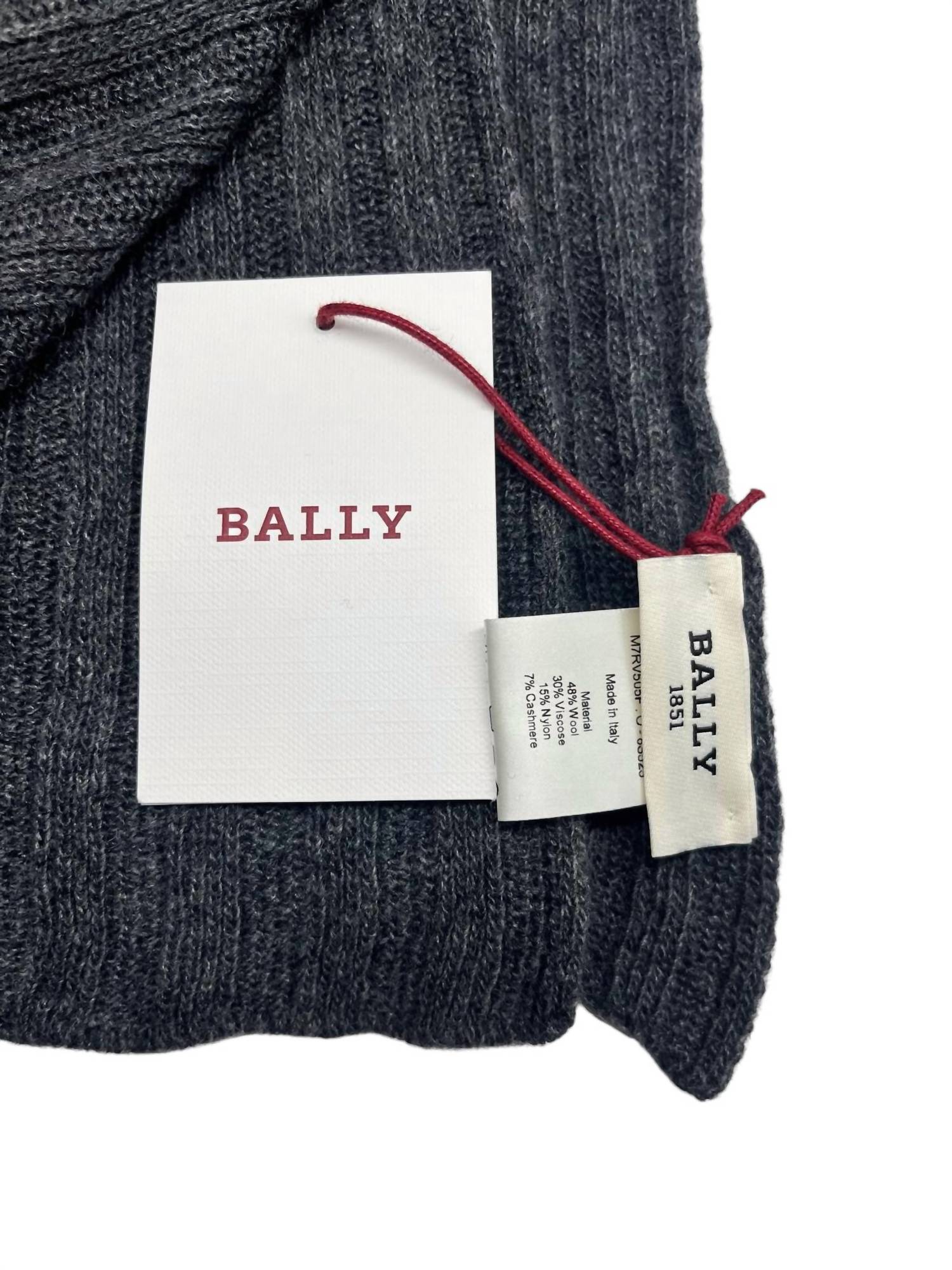 Bally - Men's Knit Wool Scarf
