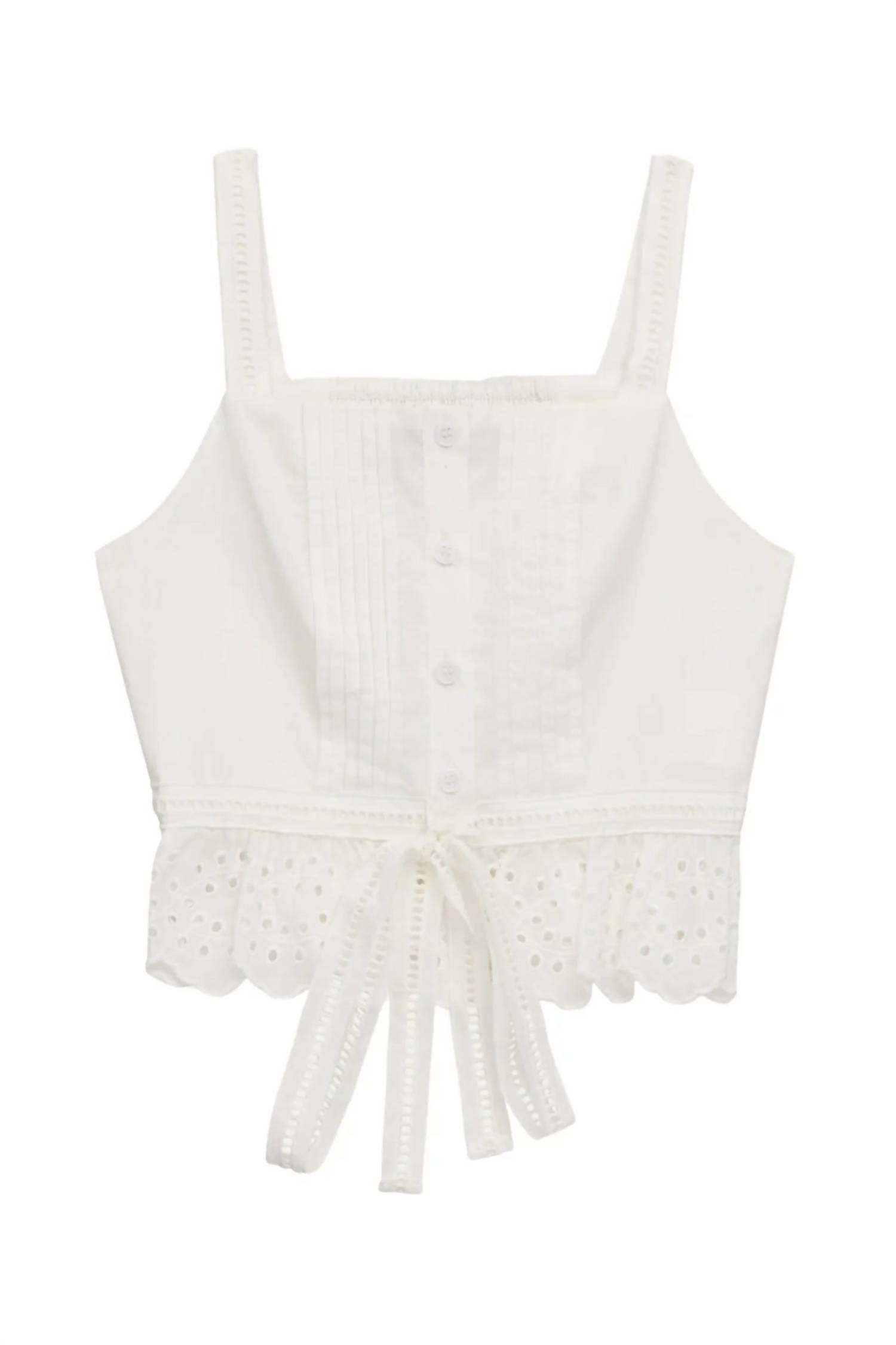 Katie J Nyc - Teen Waverly Eyelet Top