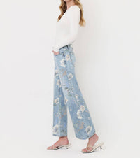 Vervet By Flying Monkey - Lucy High Rise Vintage Wide Jeans