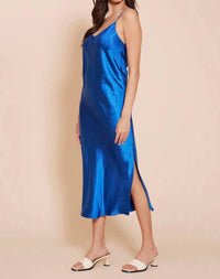 Lucy Paris - Colette Satin Slip Dress