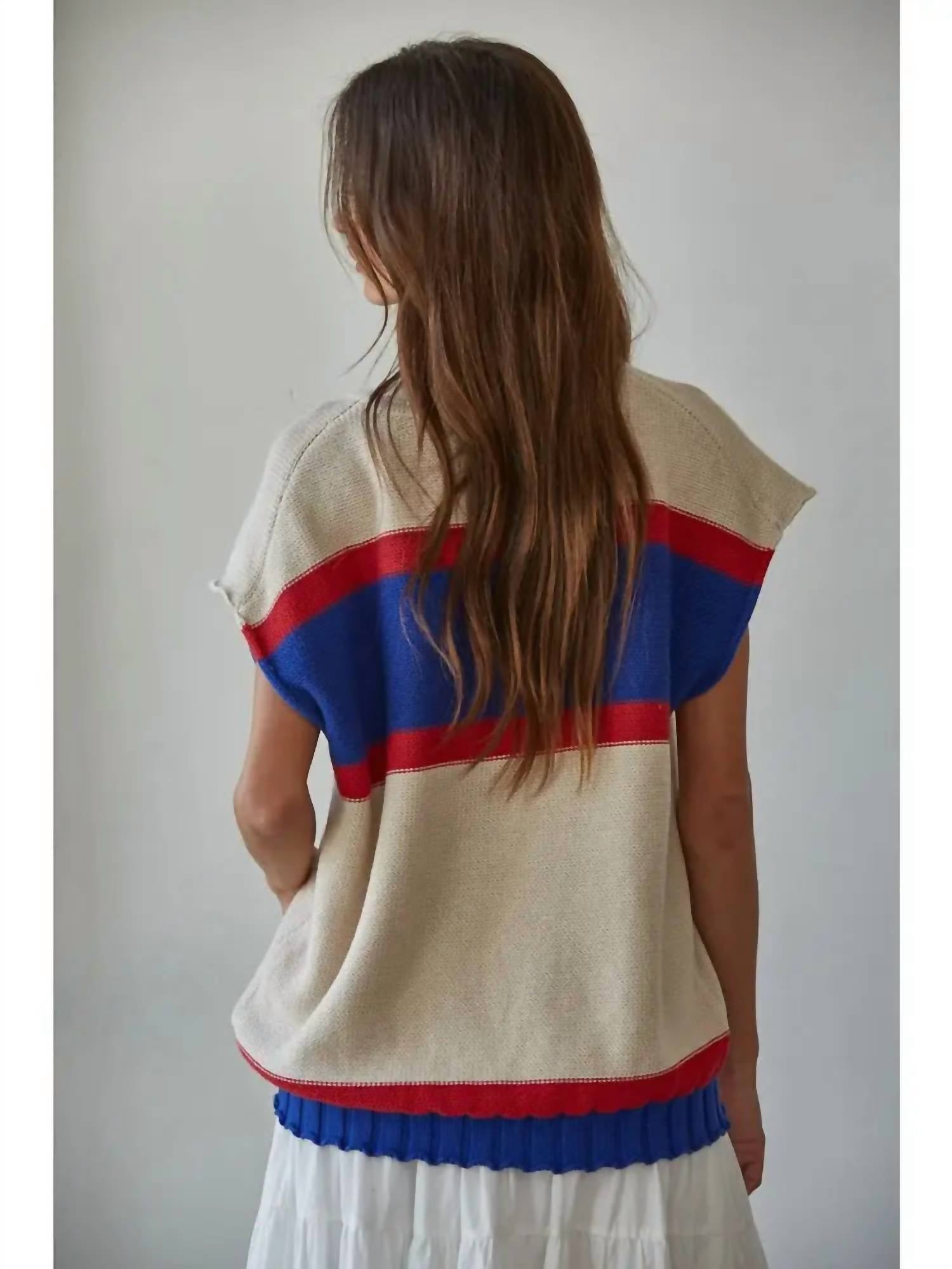 By Together - Women's Philly Baby Stripe Vest