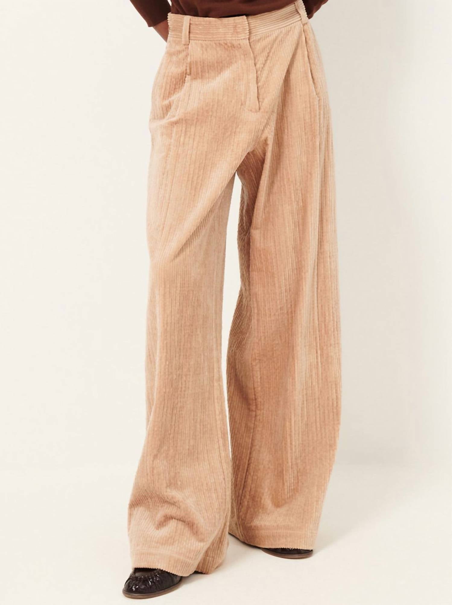 Sessun Paseo Corduroy Pants in rose tan - women's pants