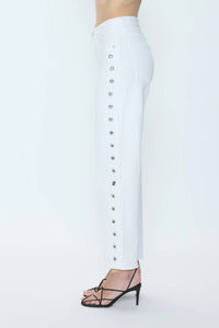 Pistola - Women's Lexi Mid Rise Bowed Straight Jean