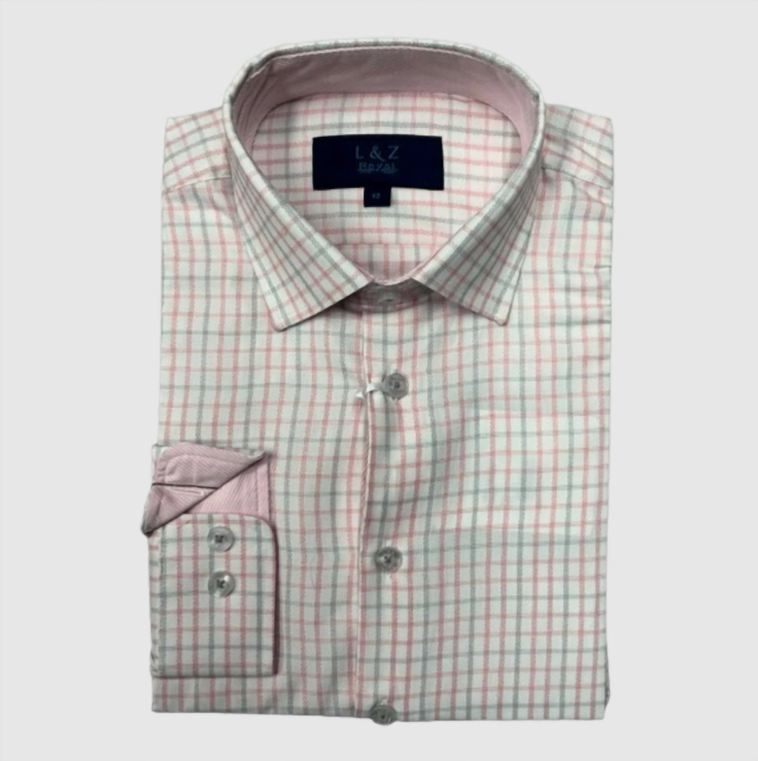 Leo & Zachary - Boy's Plaid Dress Shirt