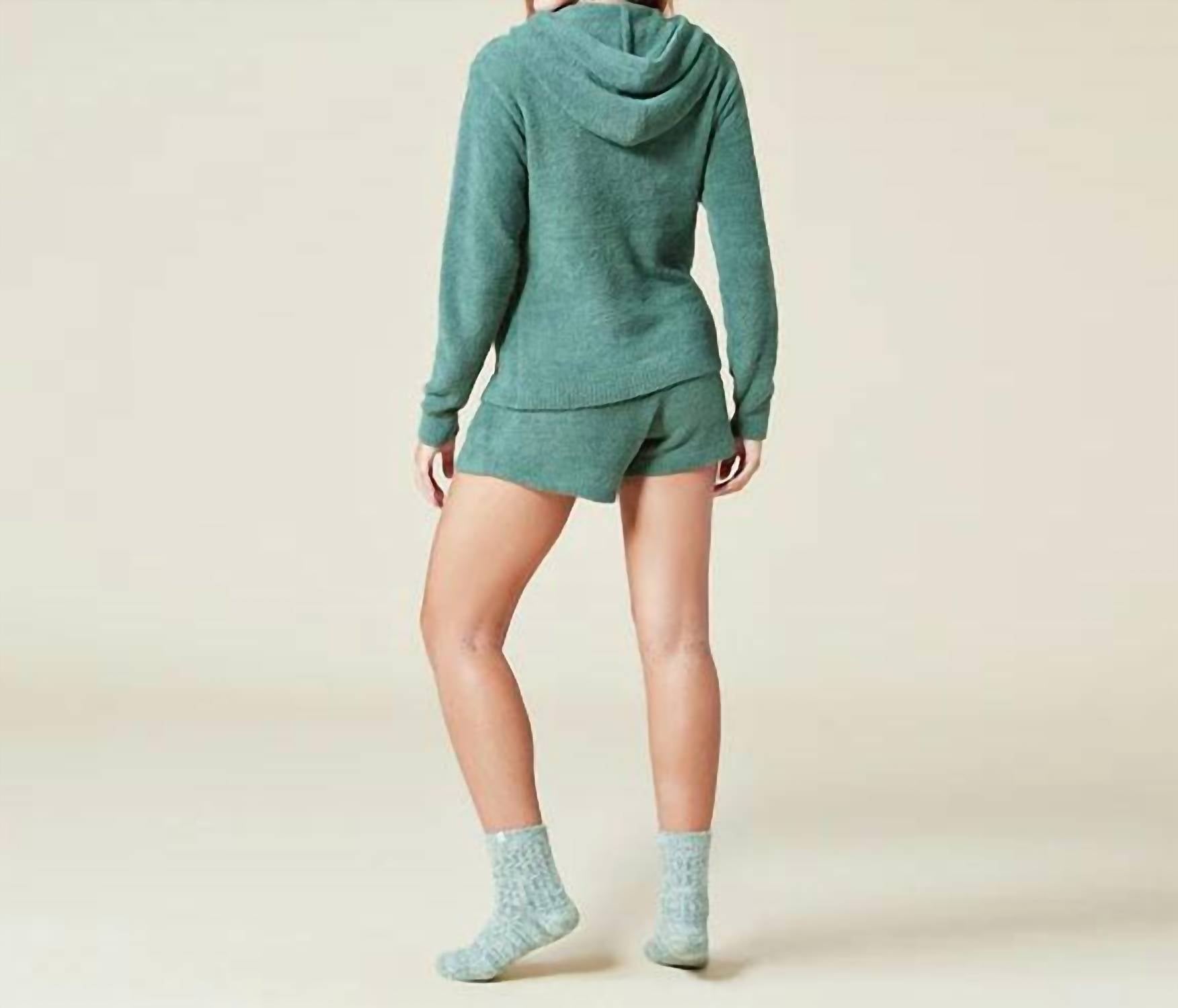 Softies - Solid Marshmallow Hoodie Short Set