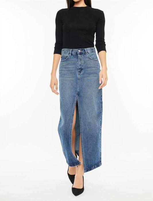 Kancan - Pixie 90's Denim Maxi Skirt