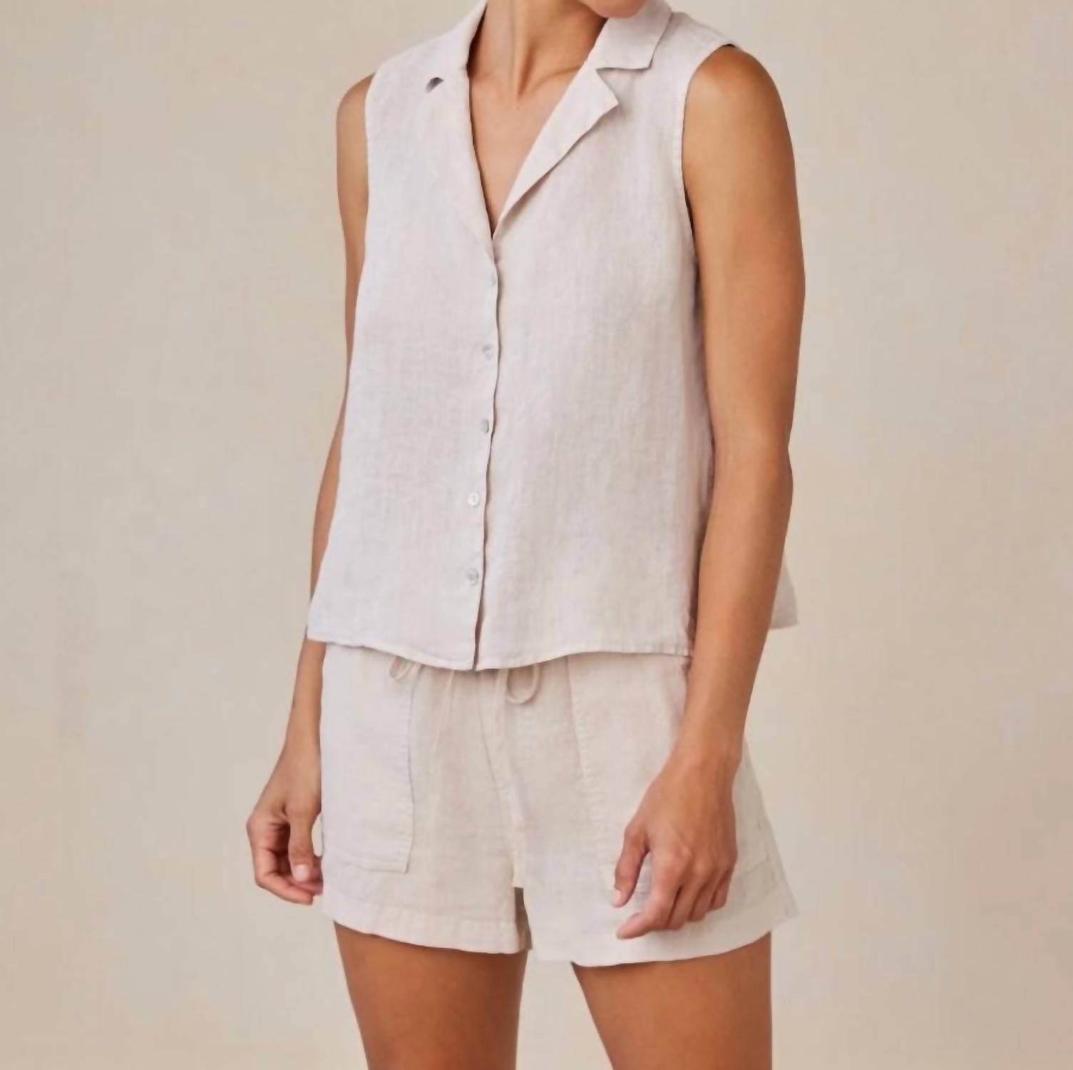 Bella Dahl - Notch Collar Button Down