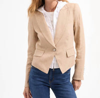 Veronica Beard - Hosanna Linen Dickey Jacket
