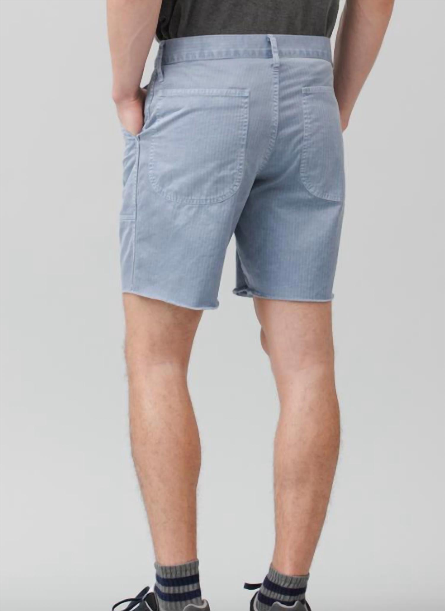 MEN'S HERRINGBONE NAVAL SHORT