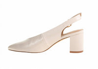 CHINESE LAUNDRY Women's Menny Patent Sling Back Heels in cream - women's heels - view 4