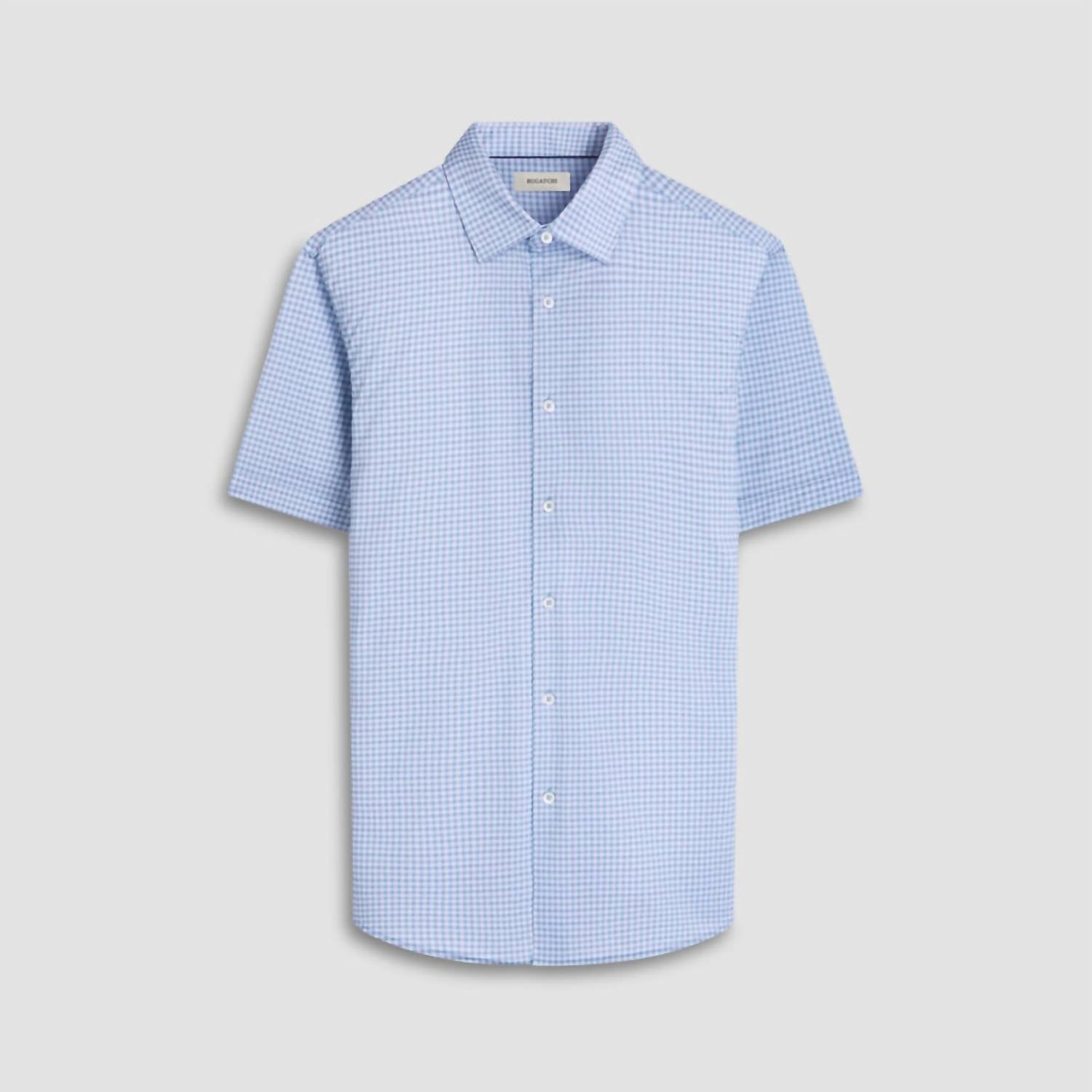 Bugatchi Uomo - Miles Gingham Check Ooohcotton Shirt