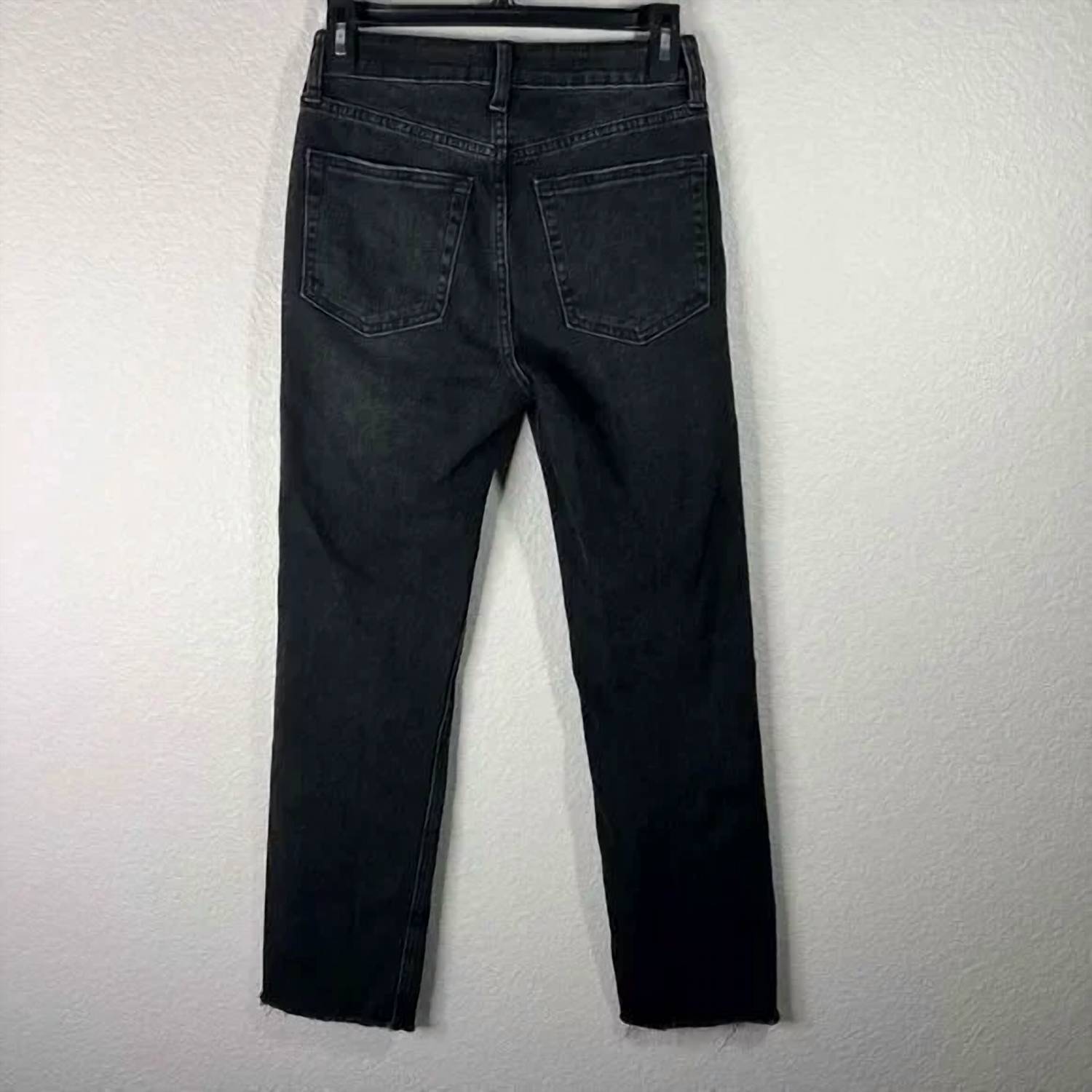 Just Black Denim - Women's Cut-off Cropped Straight Leg Jean