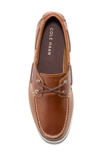 COLE HAAN Men's Grandpro Windward Boat Shoe in british tan - men's shoe - alternate view
