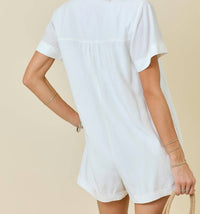 Day + Moon - Washed Tencel Denim Romper