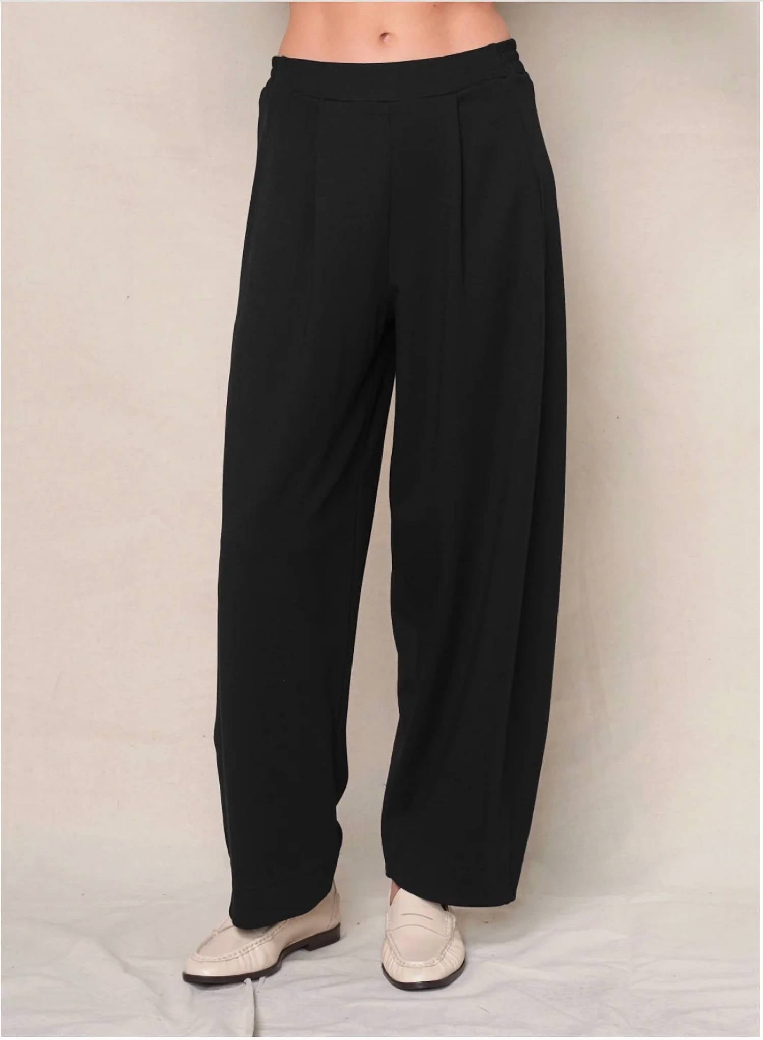 Stateside - Luxe Ponte Barrel Trouser