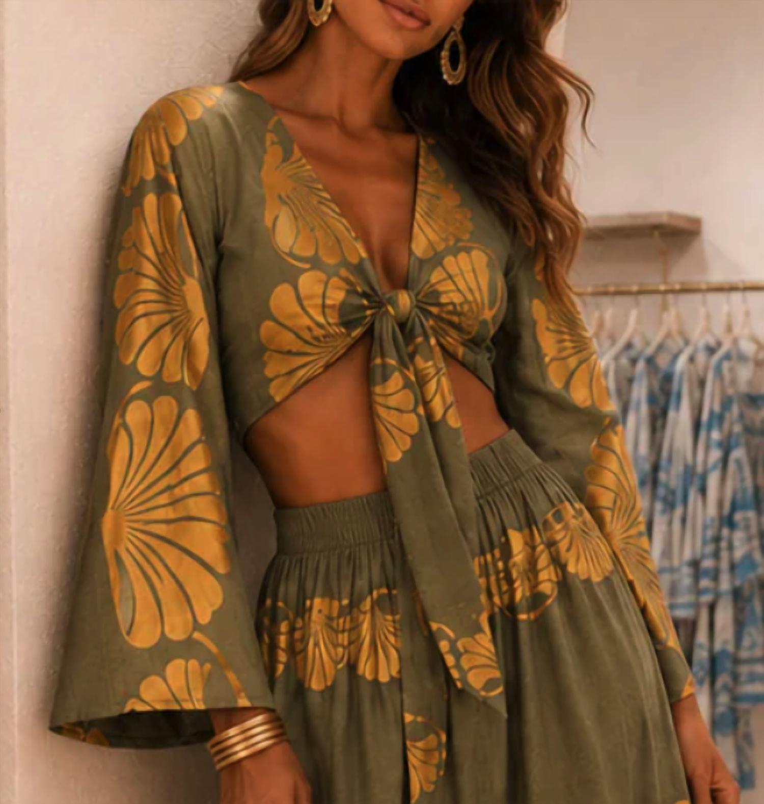Mystery Resort - Seashell Dreams Maxi Skirt Set