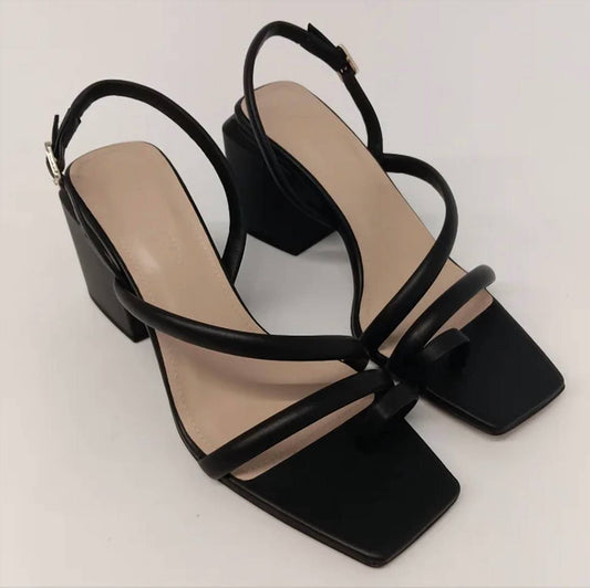 Lafayette 148 - Women's Soft Calfskin Leather Heeled City Slingback Sandals