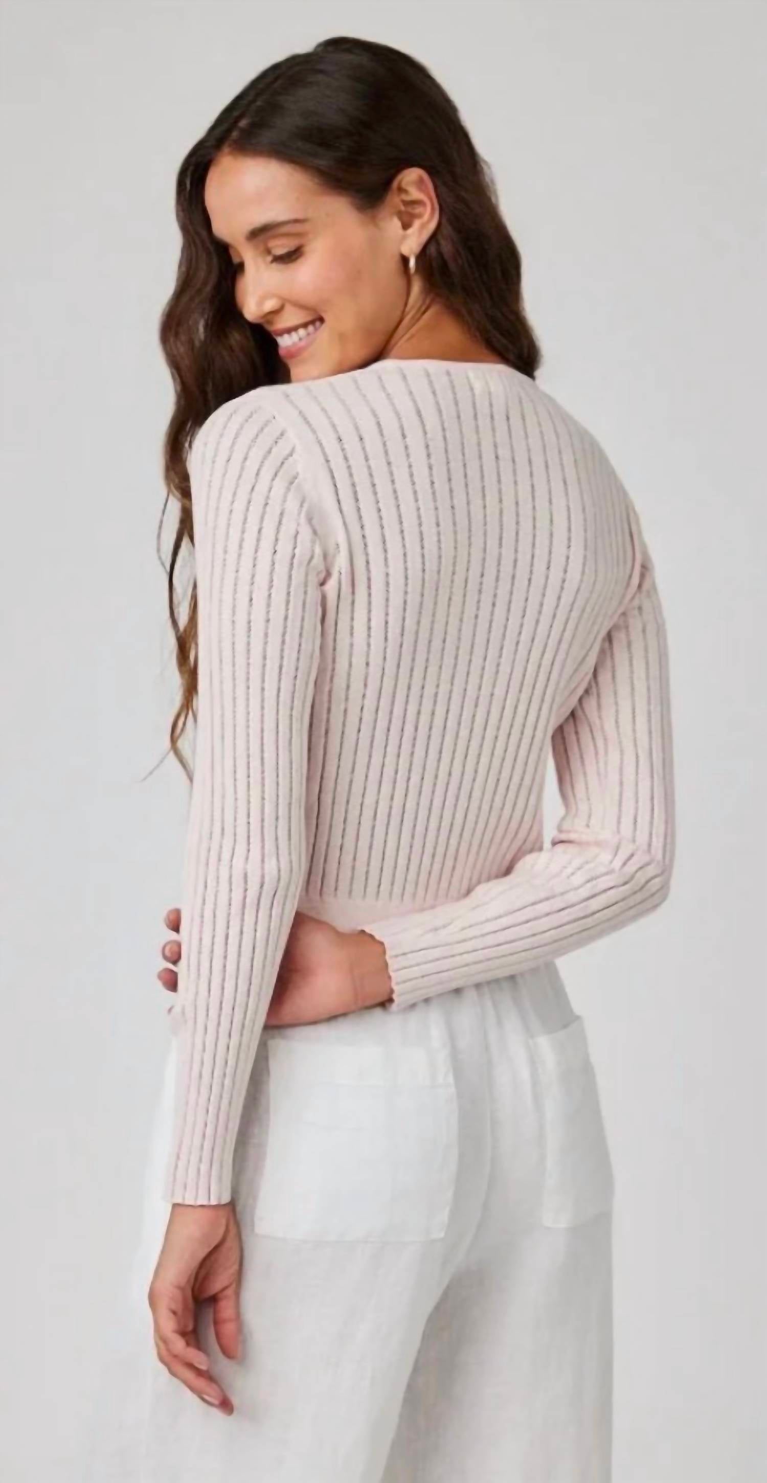 Bella Dahl - Fitted V-neck Cardigan