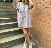 Mable - French Bow Mini Dress