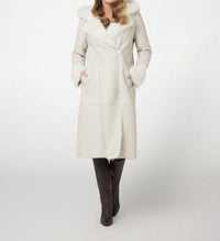 Guess - Long Faux Leather Coat
