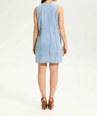 Fdj - Light Denim Wave Dress