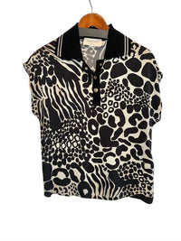 Exquise - Modern Safari Polo Top